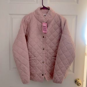 Jen & Co light pink super cute soft snap front jacket